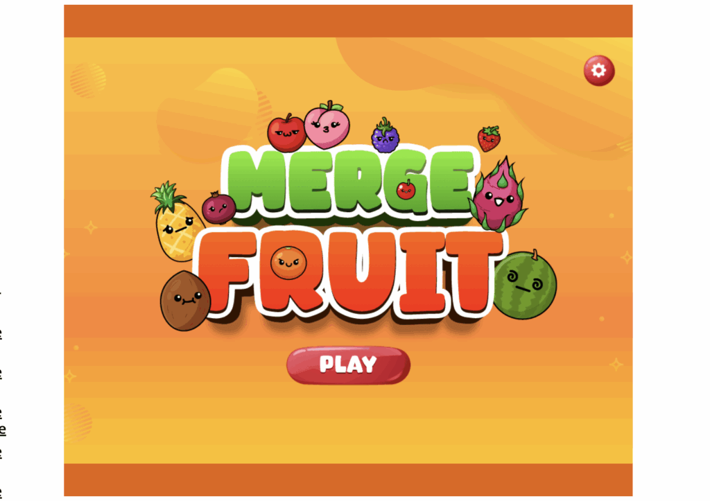 Merge Fruit Puzzle